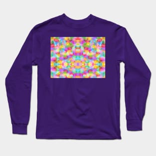 SPARKLY COLOURED SHAPES PATTERN Long Sleeve T-Shirt